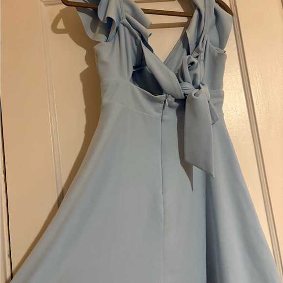 Altar'd State Light Blue Ruffle Mini Dress - Picture 3 of 6